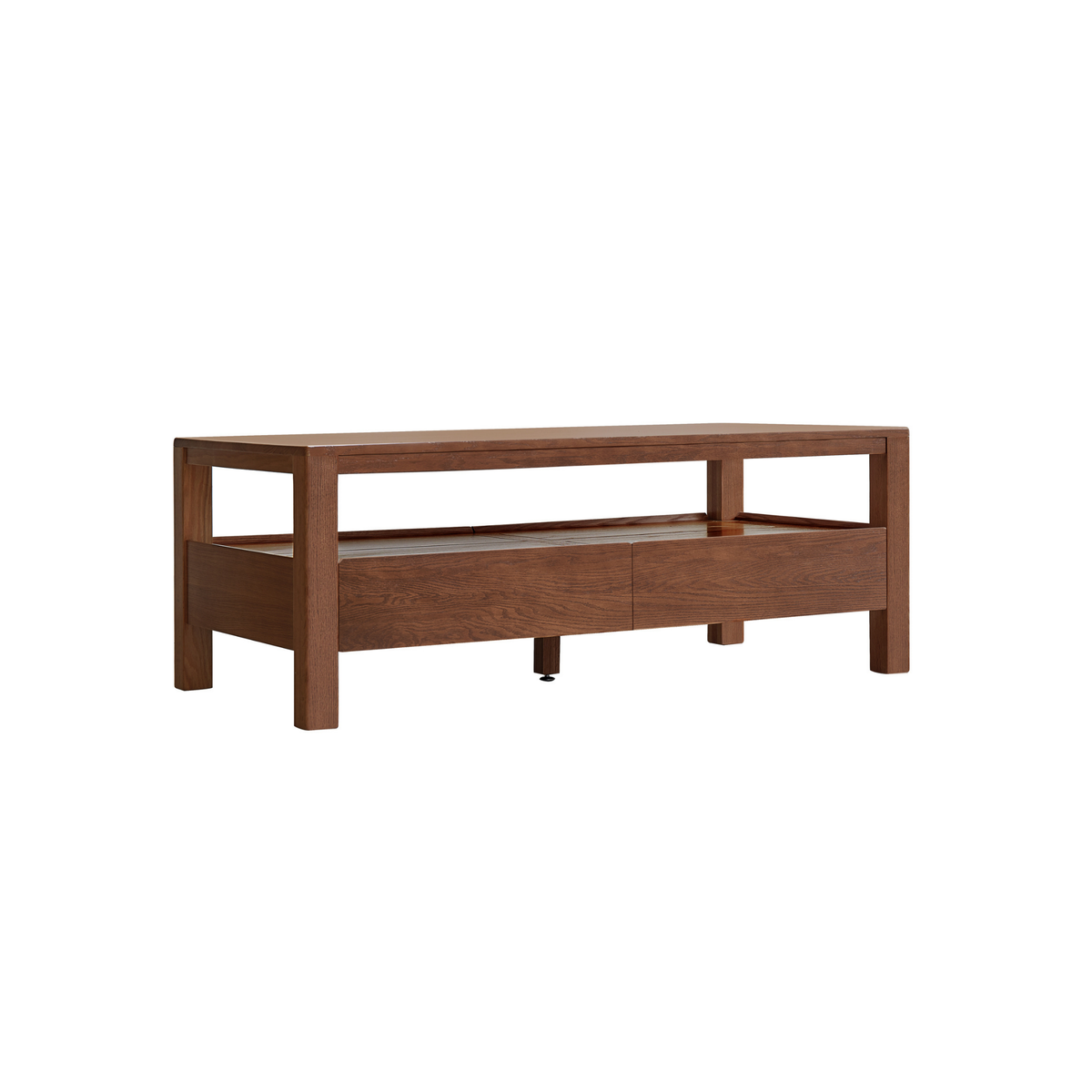 Solidwood Norway Coffee Table, Walnut Oak, W105cm