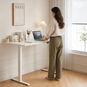 Linspire Ascend Electric Height Adjustable Standing Desk, W120cm, White