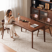Solidwood Denmark Dining Table, Walnut Oak