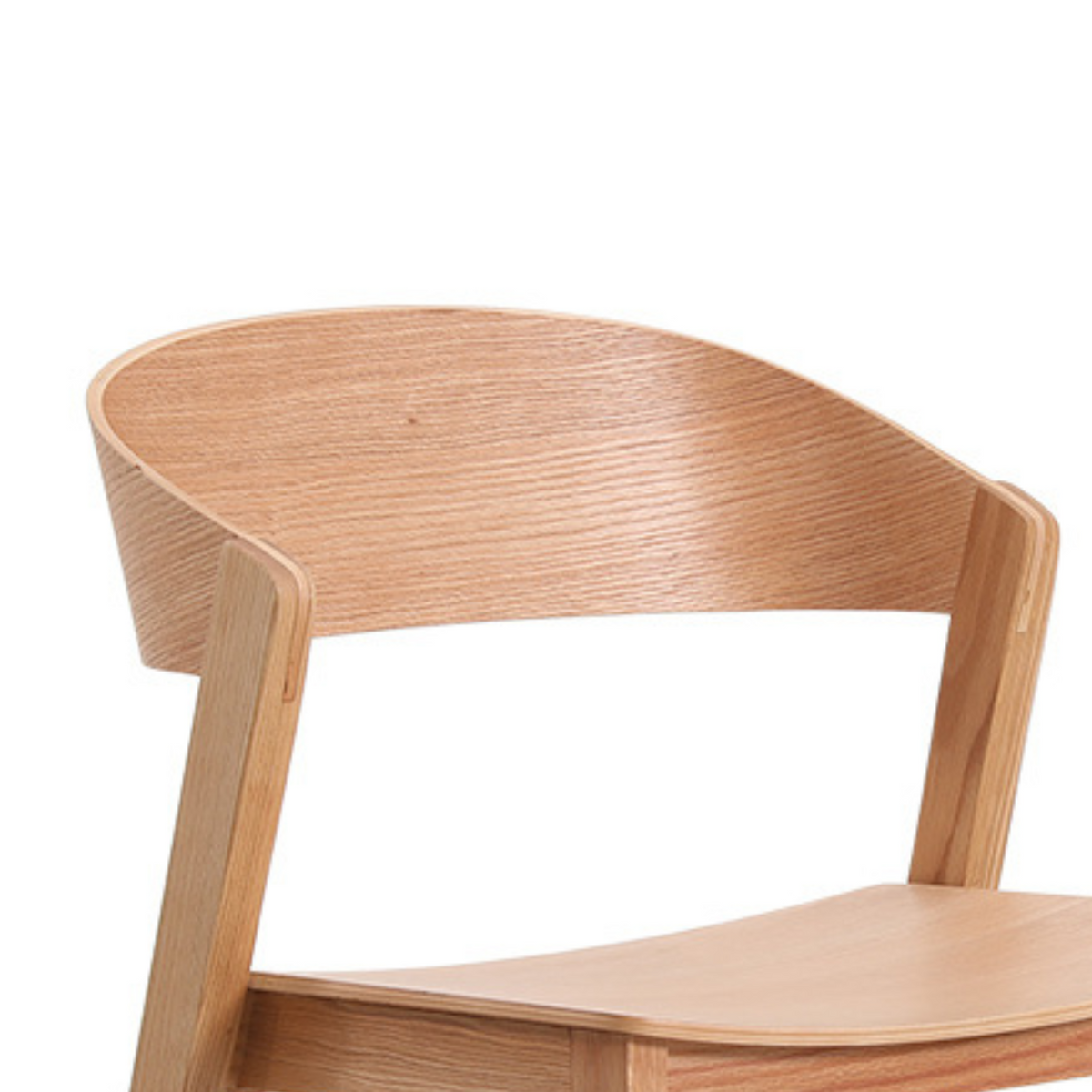 MODE Bowa Solid Wood Armless Dining Chair, Set of 2