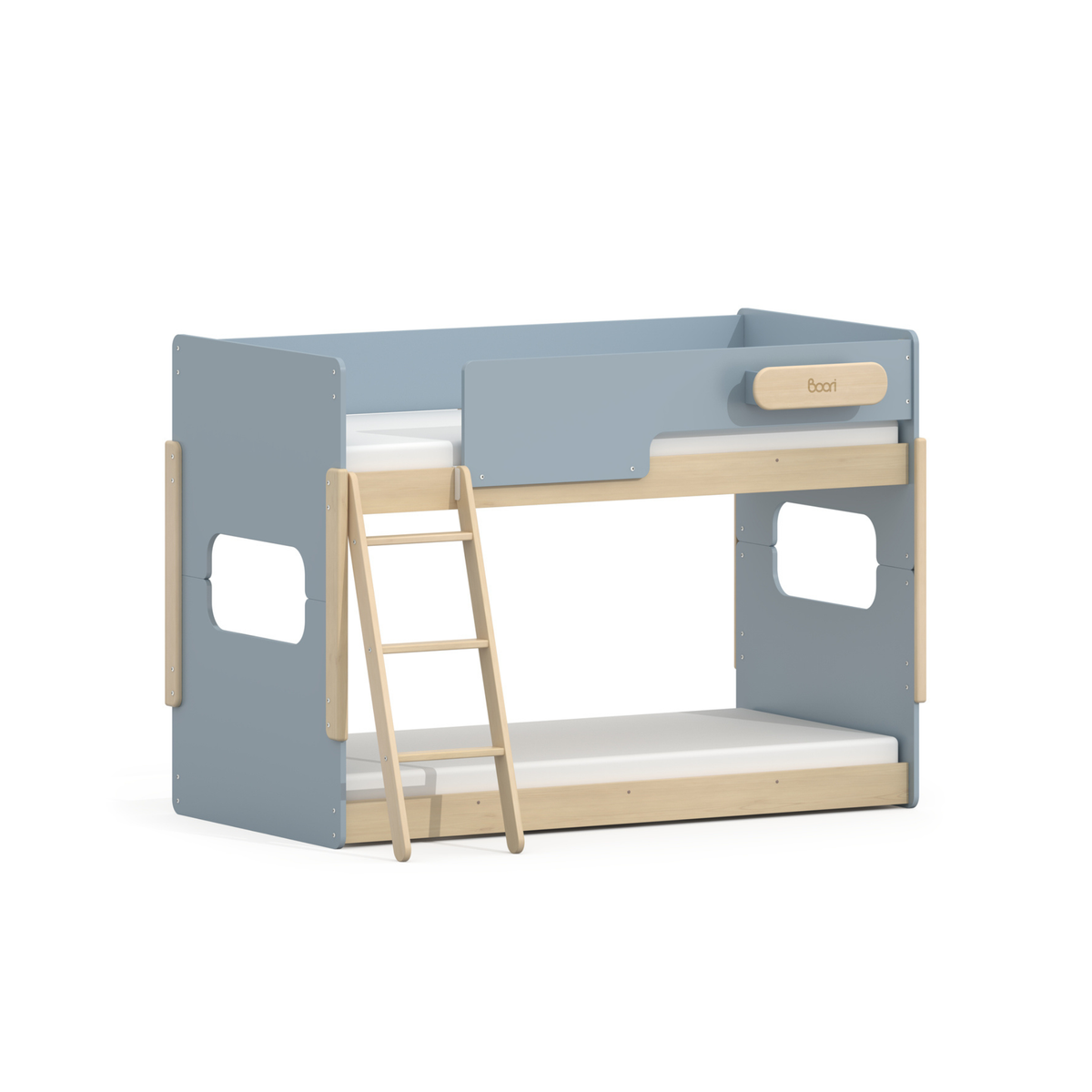 Boori Neat Kid NZ Single Bunk Bed, Blueberry and Almond