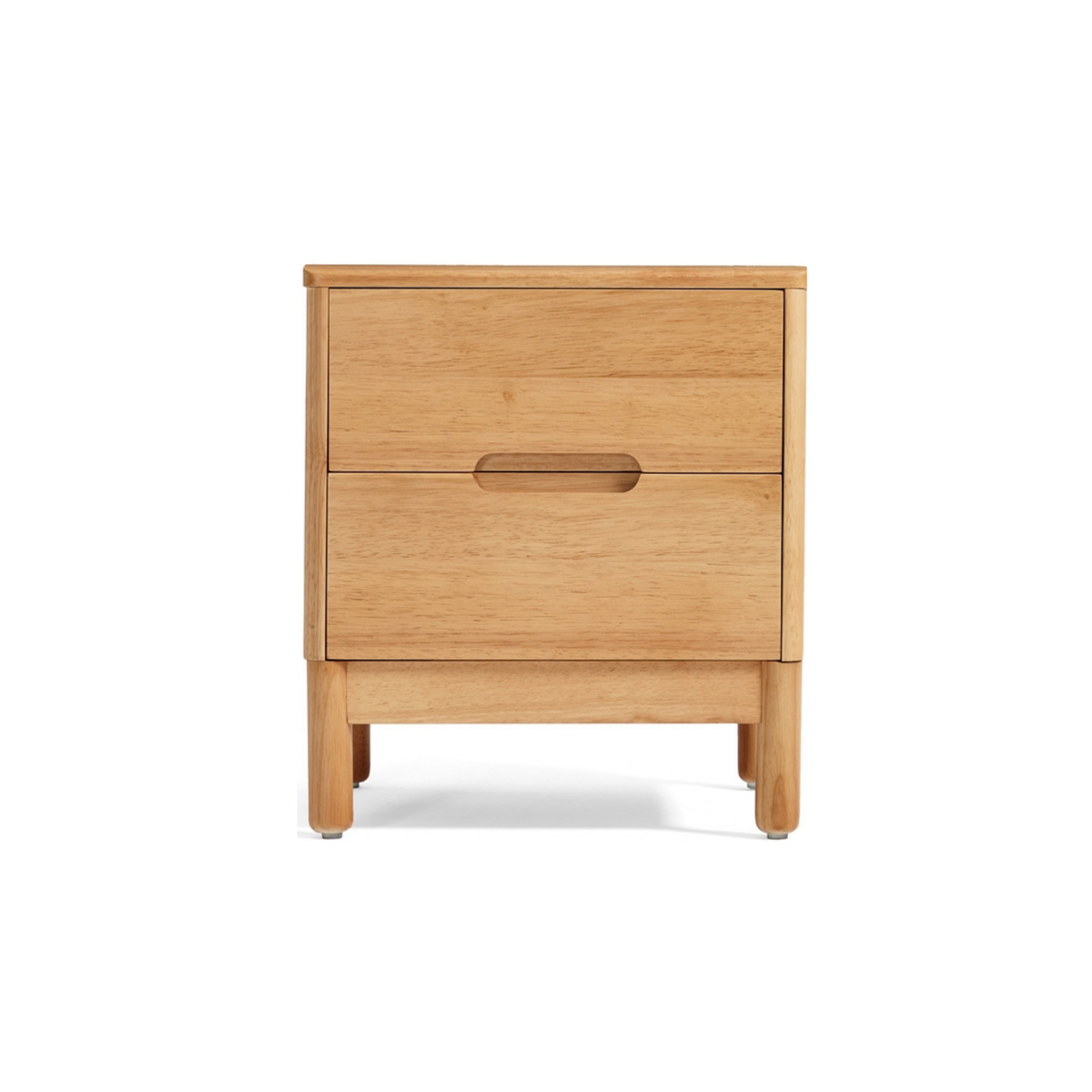 Linspire Yumi Solid Wood 2-Drawer Bedside Table