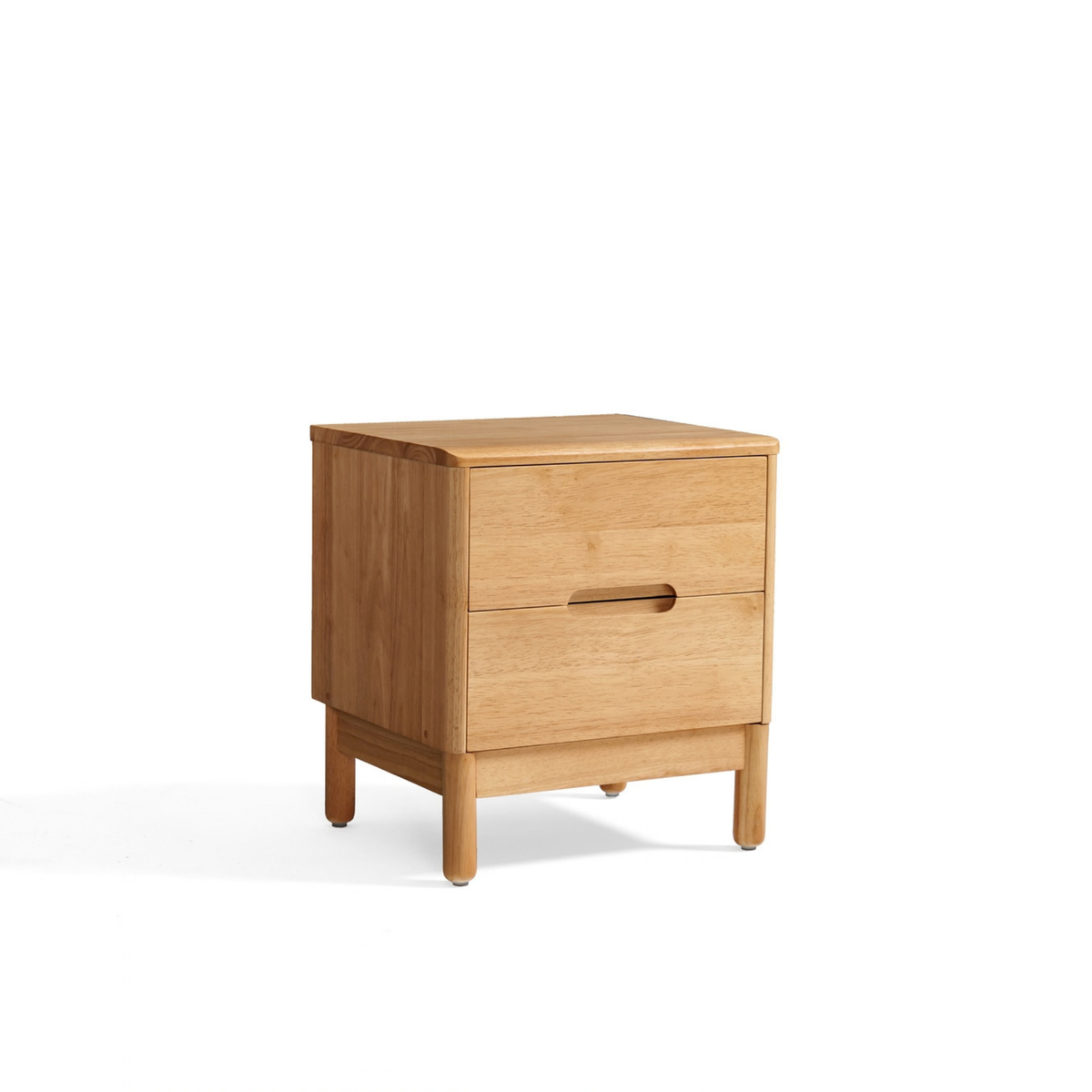 Linspire Yumi Solid Wood 2-Drawer Bedside Table