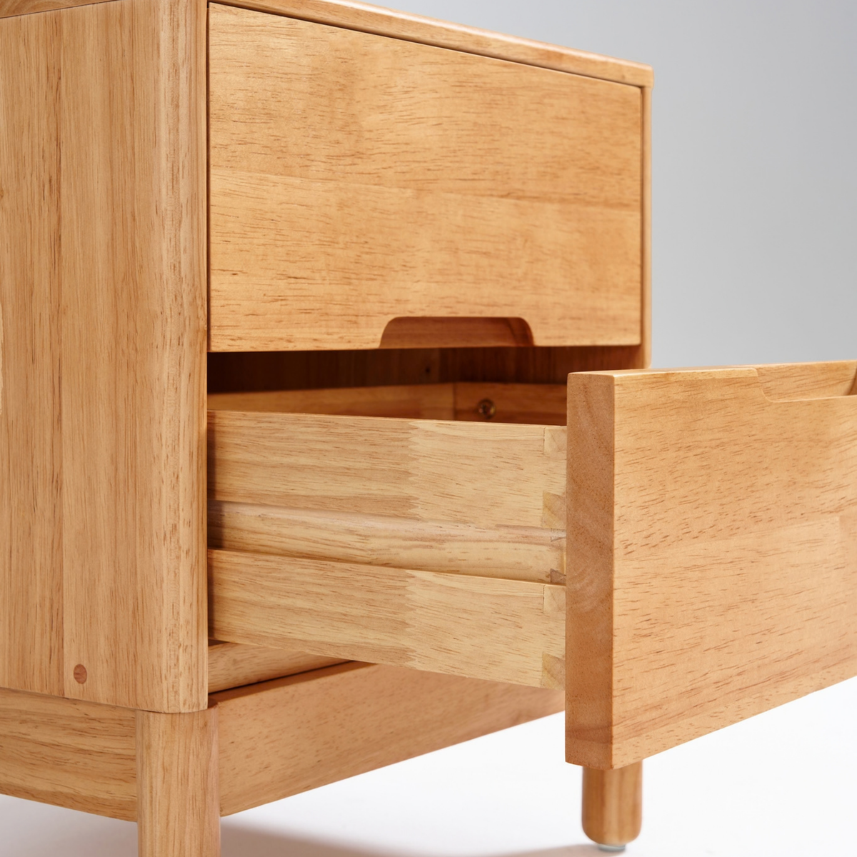 Linspire Yumi Solid Wood 2-Drawer Bedside Table