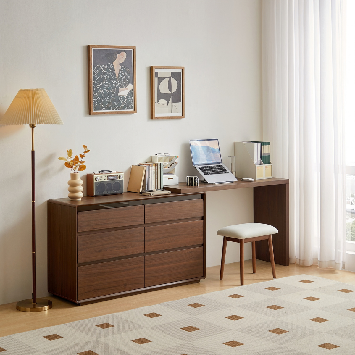 Linspire Ursula 6-Drawer Dressing Table
