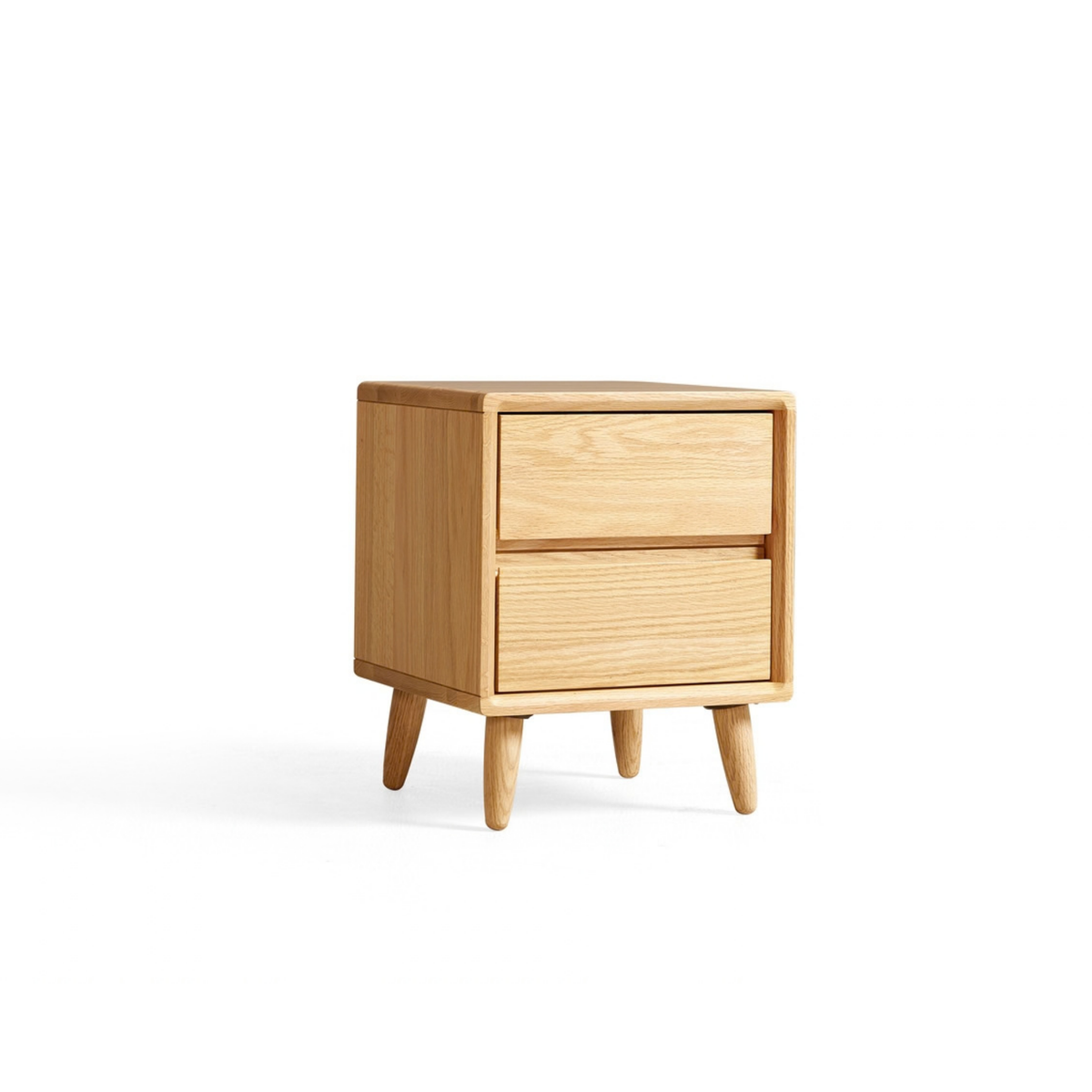 Linspire Aspen Solid Wood Bedside Table, W40cm, Natural Wood