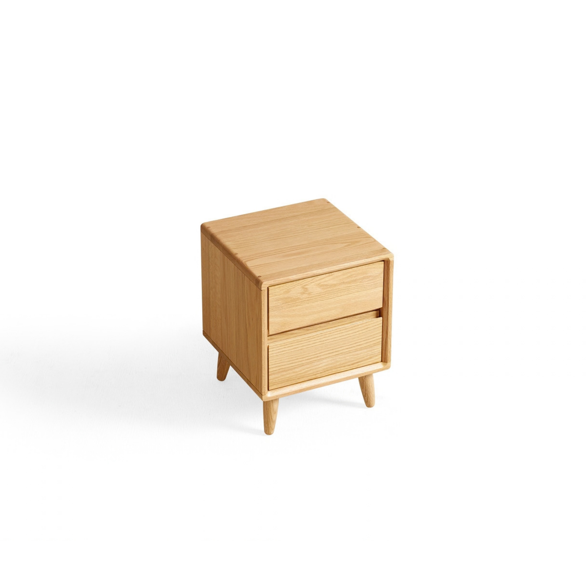 Linspire Aspen Solid Wood Bedside Table, W40cm, Natural Wood