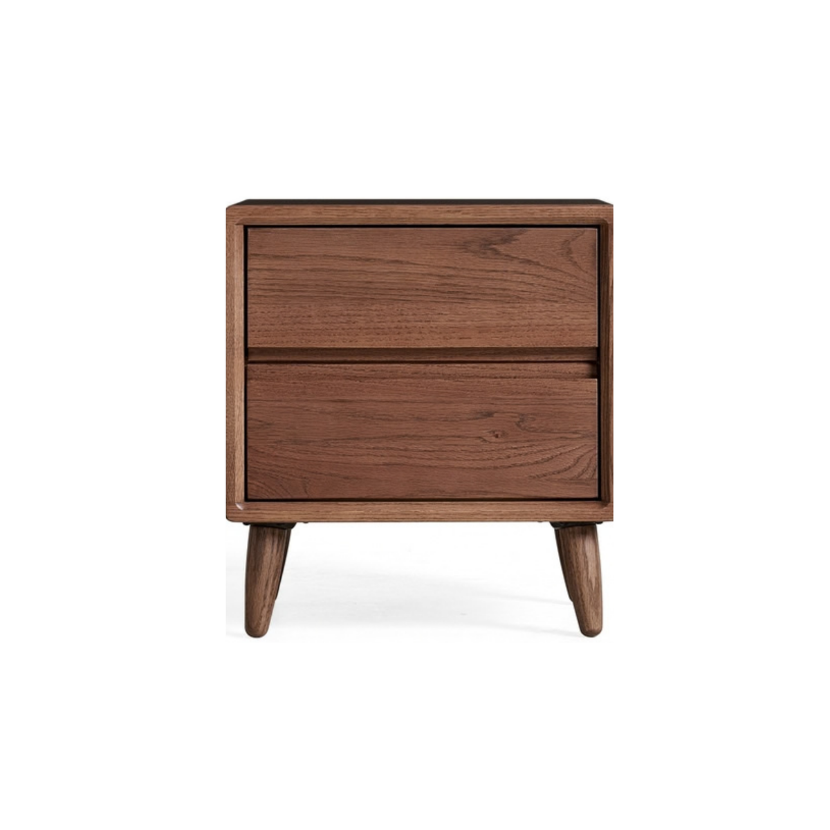 Linspire Aspen Solid Wood Bedside Table, W40cm, Dark Wood