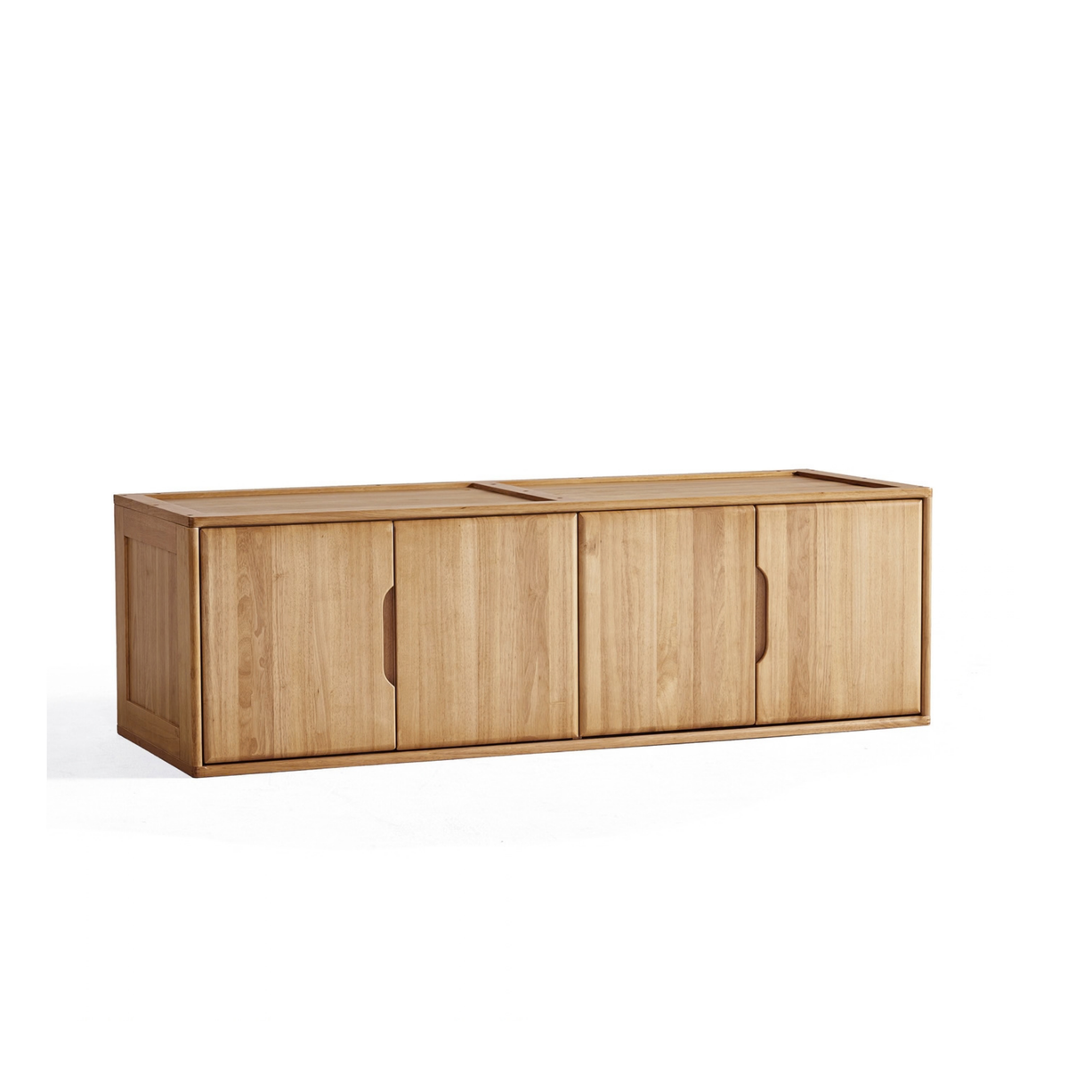 Linspire Halden 4-Door Solid Wood Wardrobe Top Cabinet, W120cm