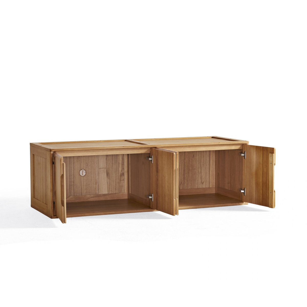 Linspire Halden 4-Door Solid Wood Wardrobe Top Cabinet, W120cm