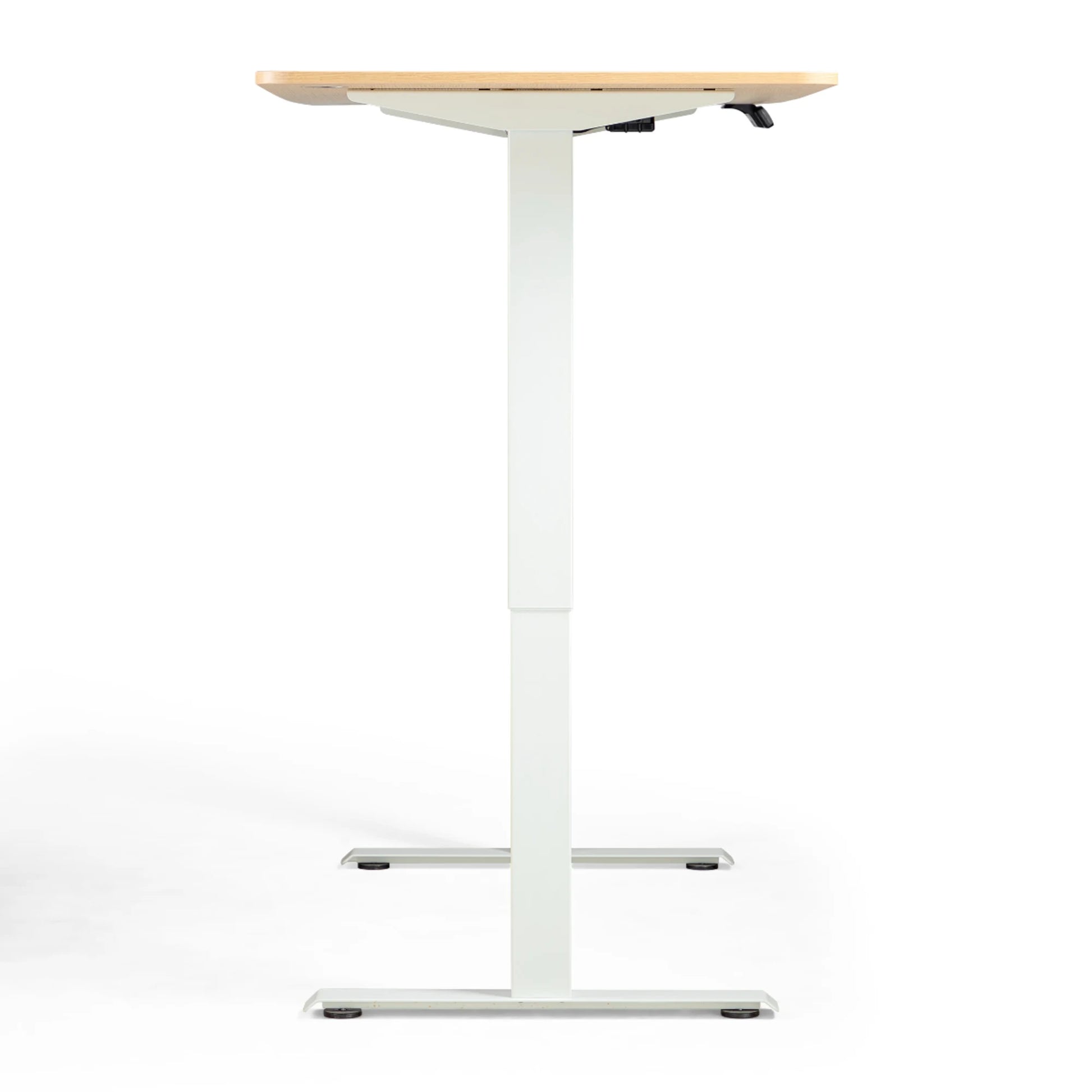 Linspire Ascend Electric Height Adjustable Standing Desk 140cm, Natural Wood & White