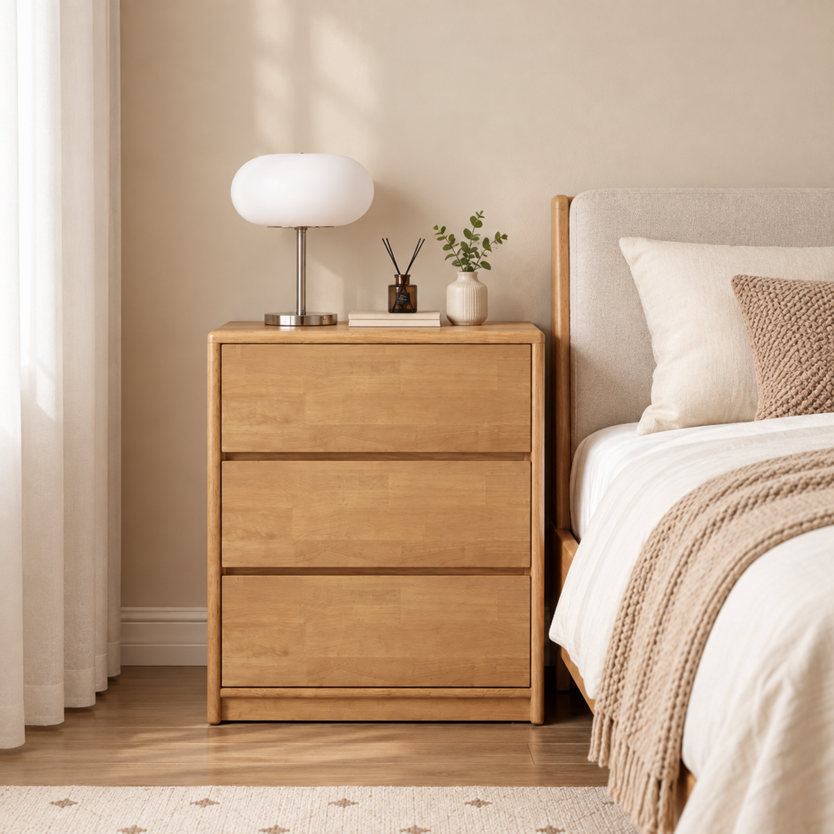 Solidwood Dona Chest of 3 Drawers