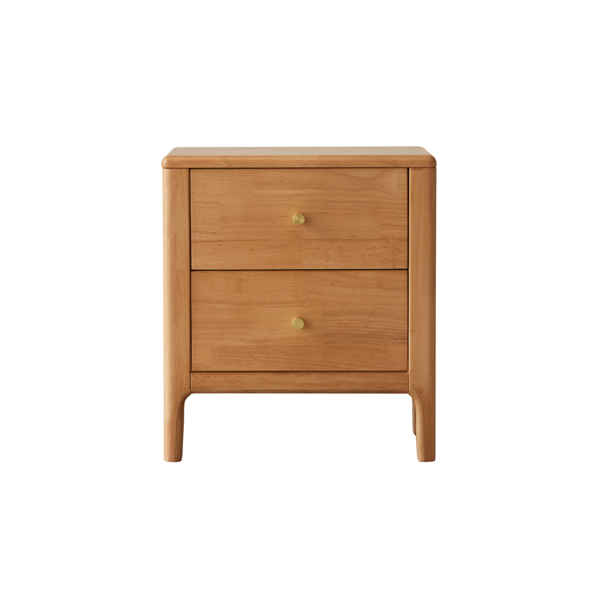Solidwood Jinova Bedside Table, Natural Wood