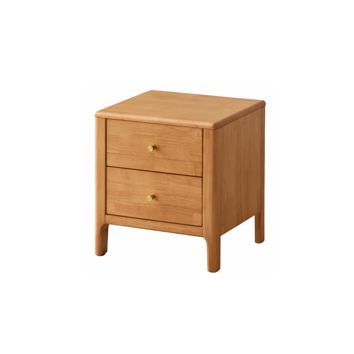 Solidwood Jinova Bedside Table, Natural Wood