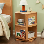 Solidwood Ayla Rotating Bookcase, Beech