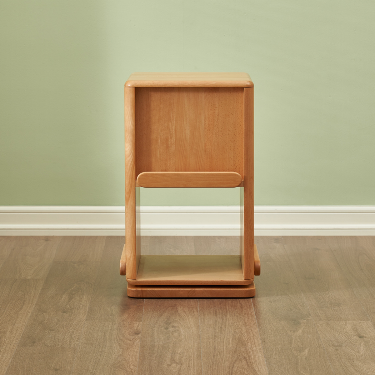 Solidwood Ayla Rotating Bookcase, Beech