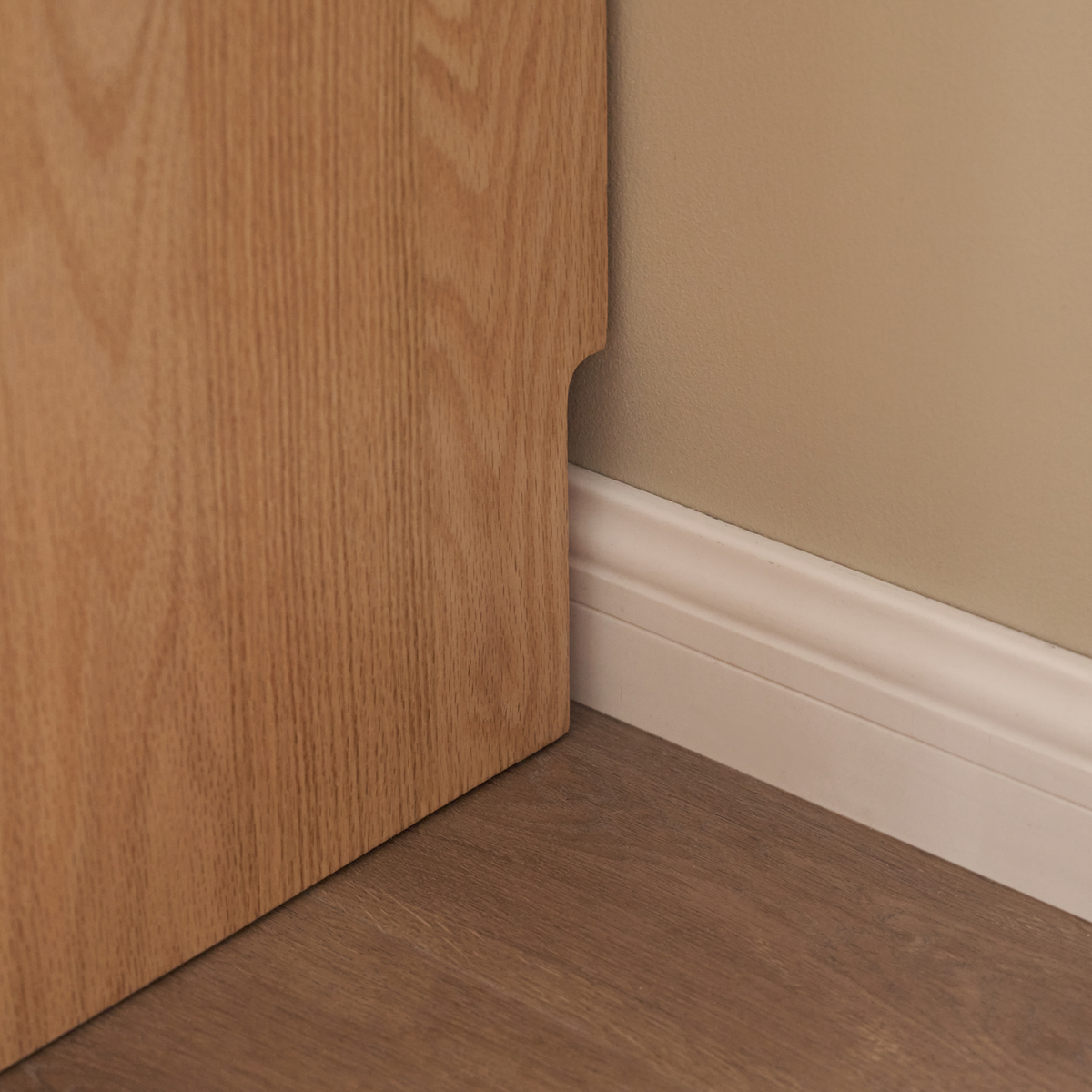 Solidwood Hemura 3-Door Bookcase, Oak