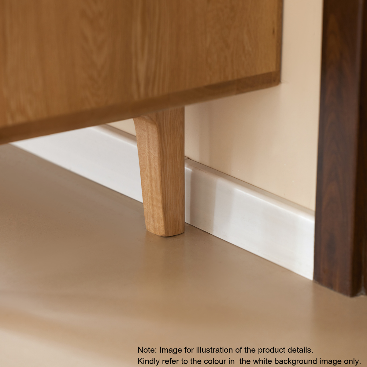 Solidwood Rainer W200cm Sliding-Doors Entertainment Unit, Walnut Oak