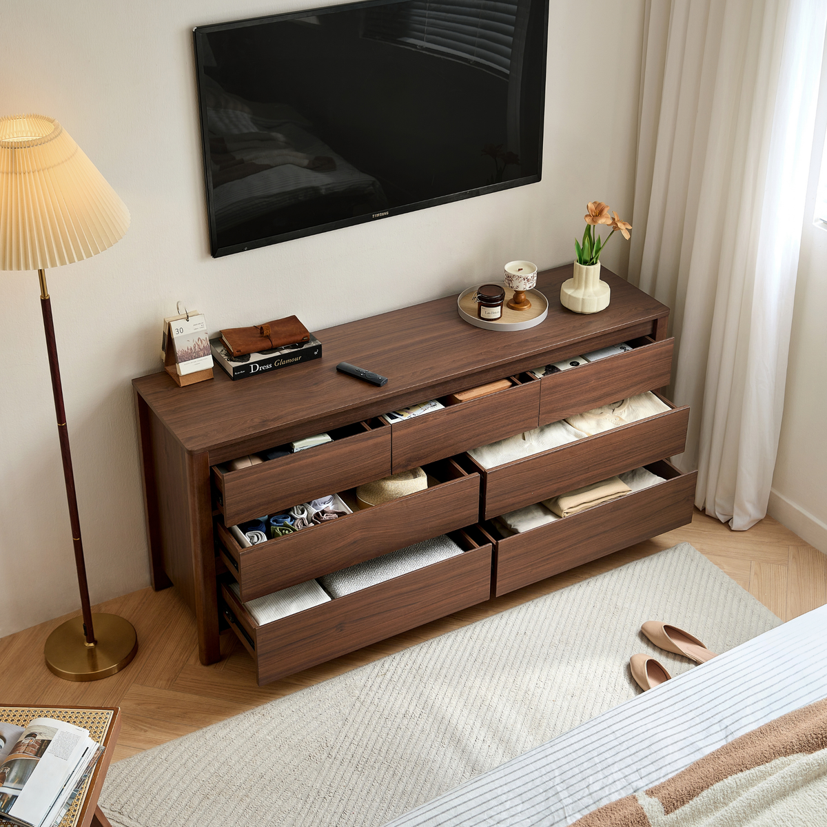 Linspire Ventus Chest Of 7 Drawers, W150cm
