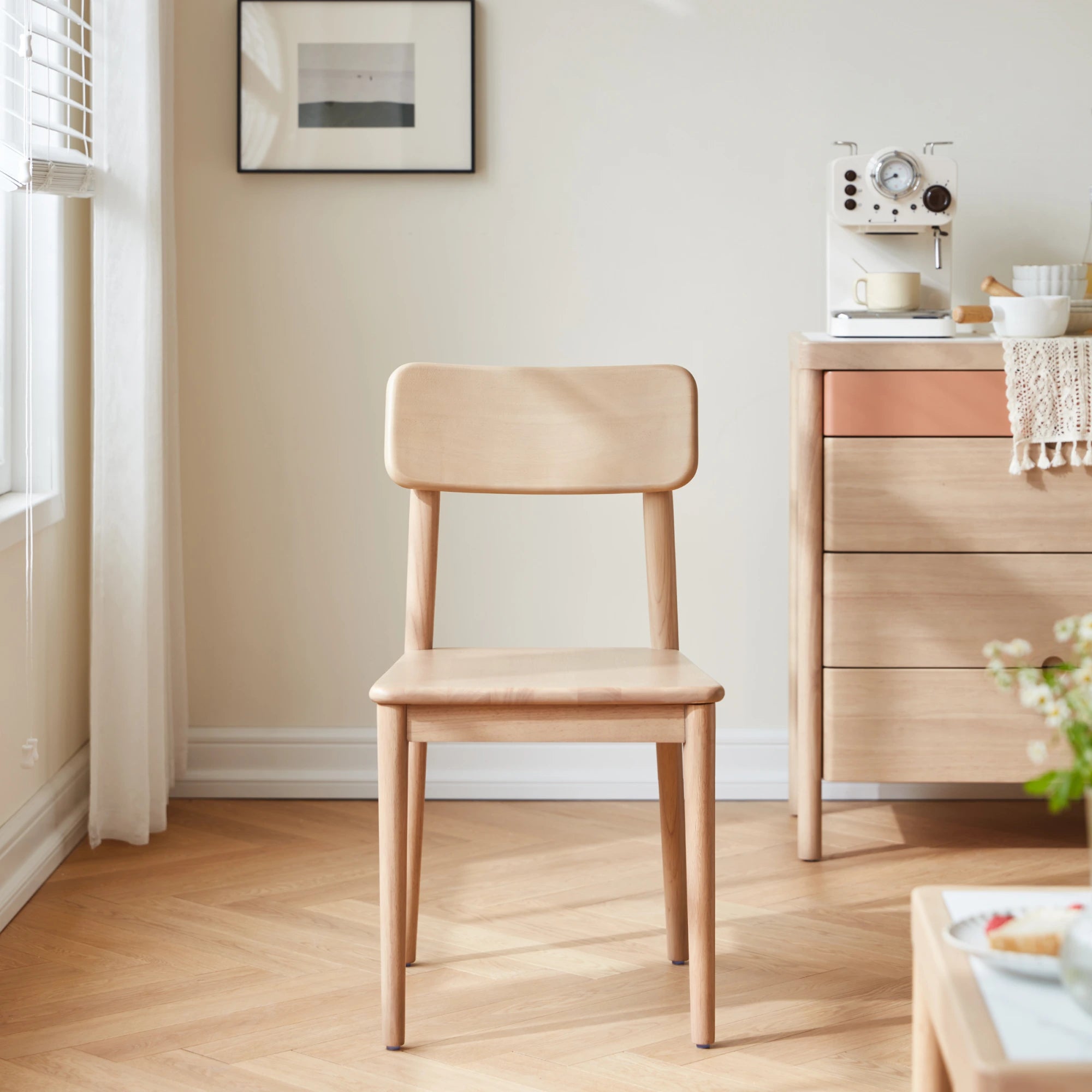 Linspire Bliss Dining Table with 4 Chairs Set, 140cm