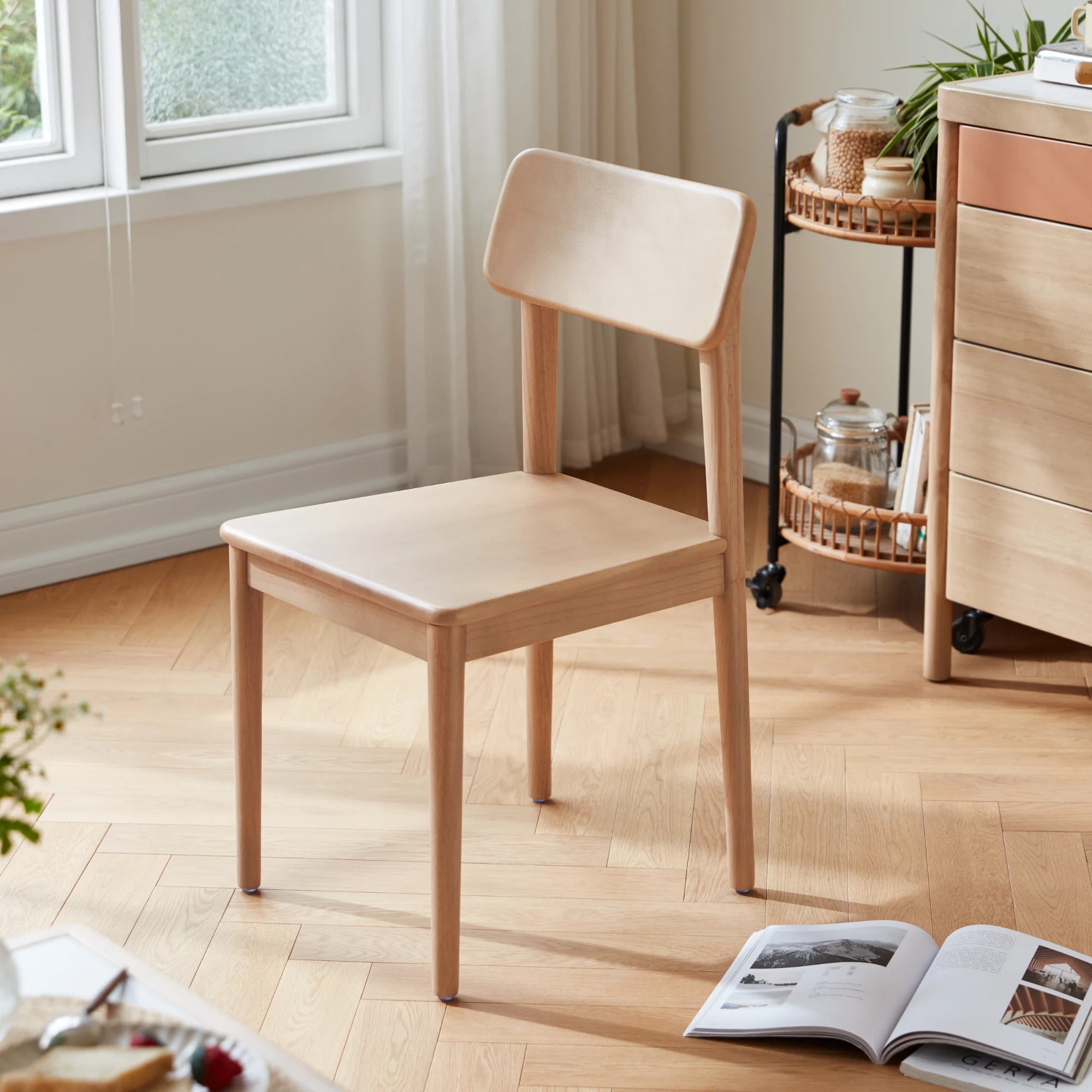 Linspire Bliss Dining Table with 4 Chairs Set, 140cm
