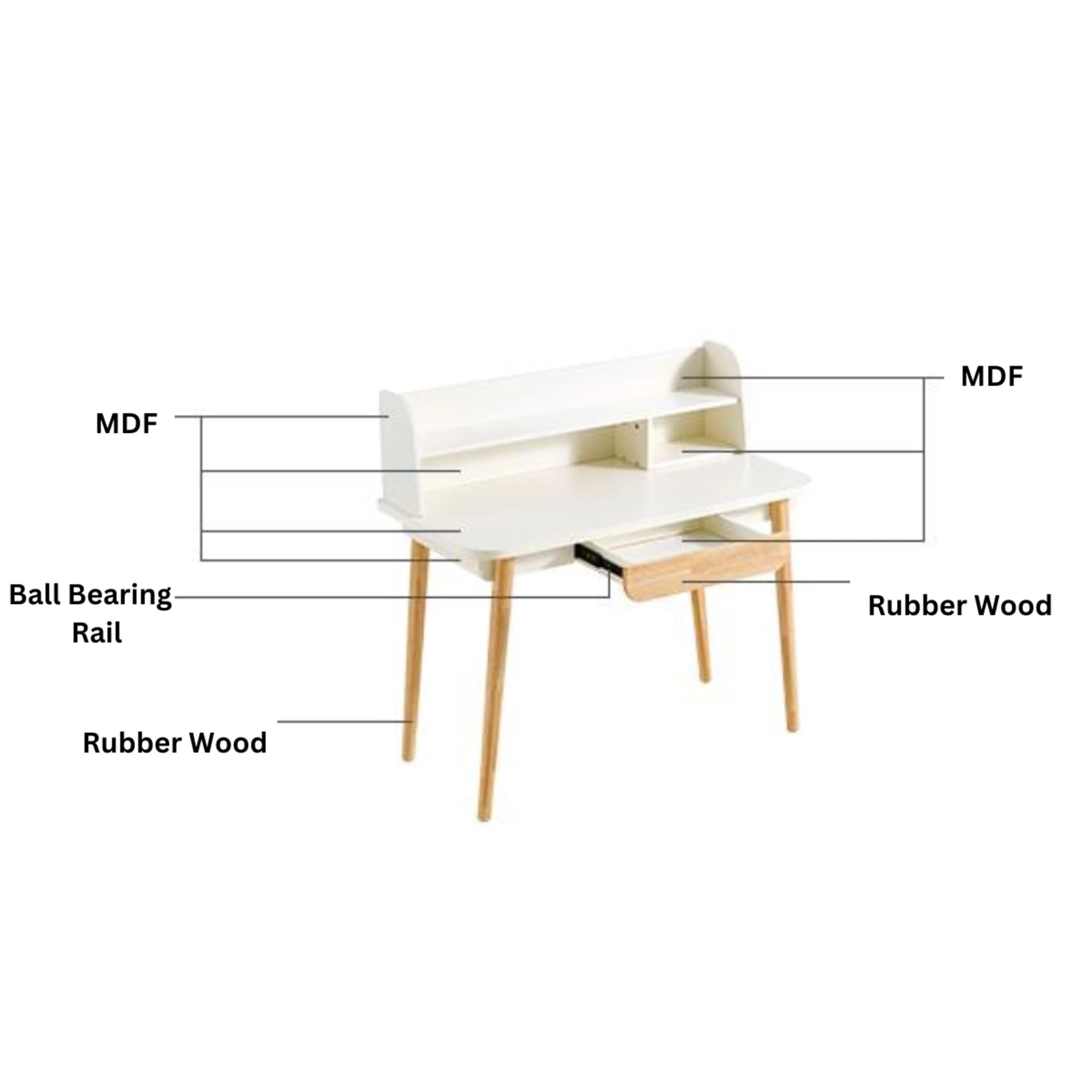 Linspire Doodle Kids Desk, W80cm