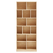 Linspire Noble Bookcase, Natural Wood, 79x30x194cm