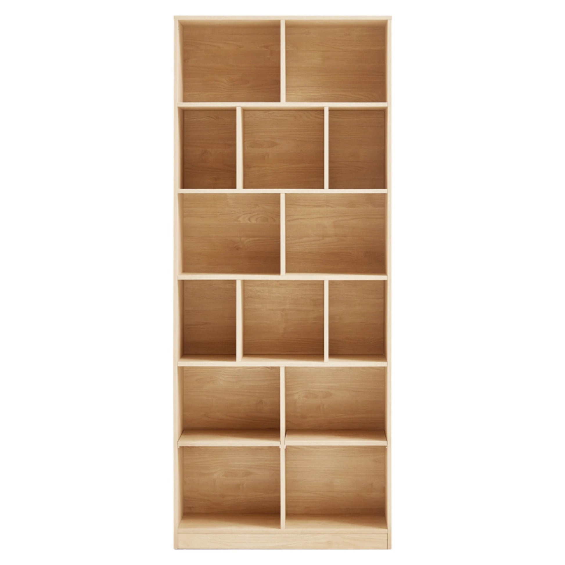 Linspire Noble Bookcase, Natural Wood, 79x30x194cm