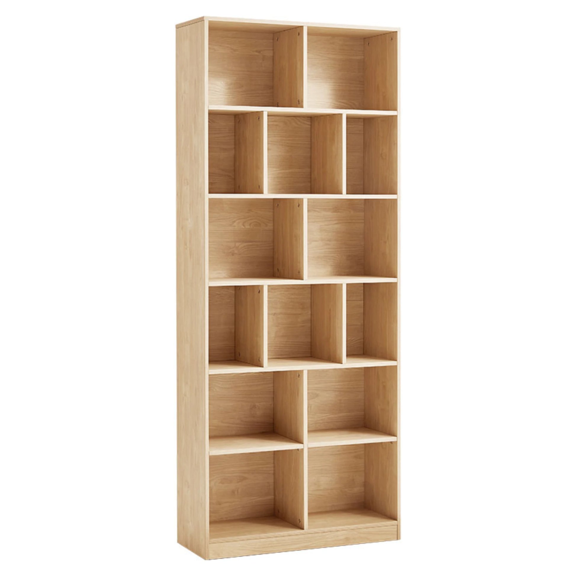 Linspire Noble Bookcase, Natural Wood, 79x30x194cm