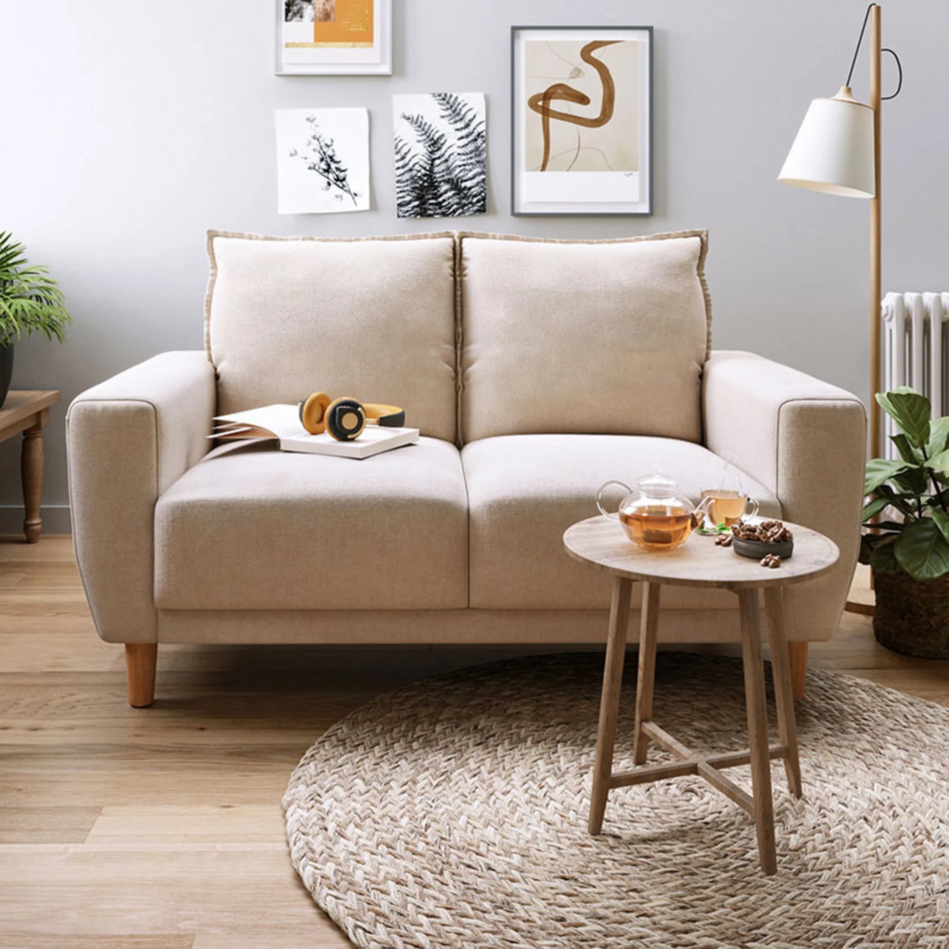 Linspire Essence Loveseat, Beige