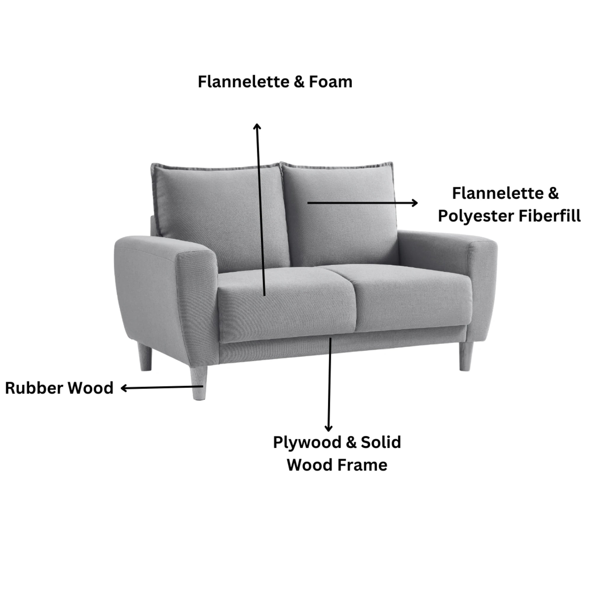 Linspire Essence Loveseat, Beige