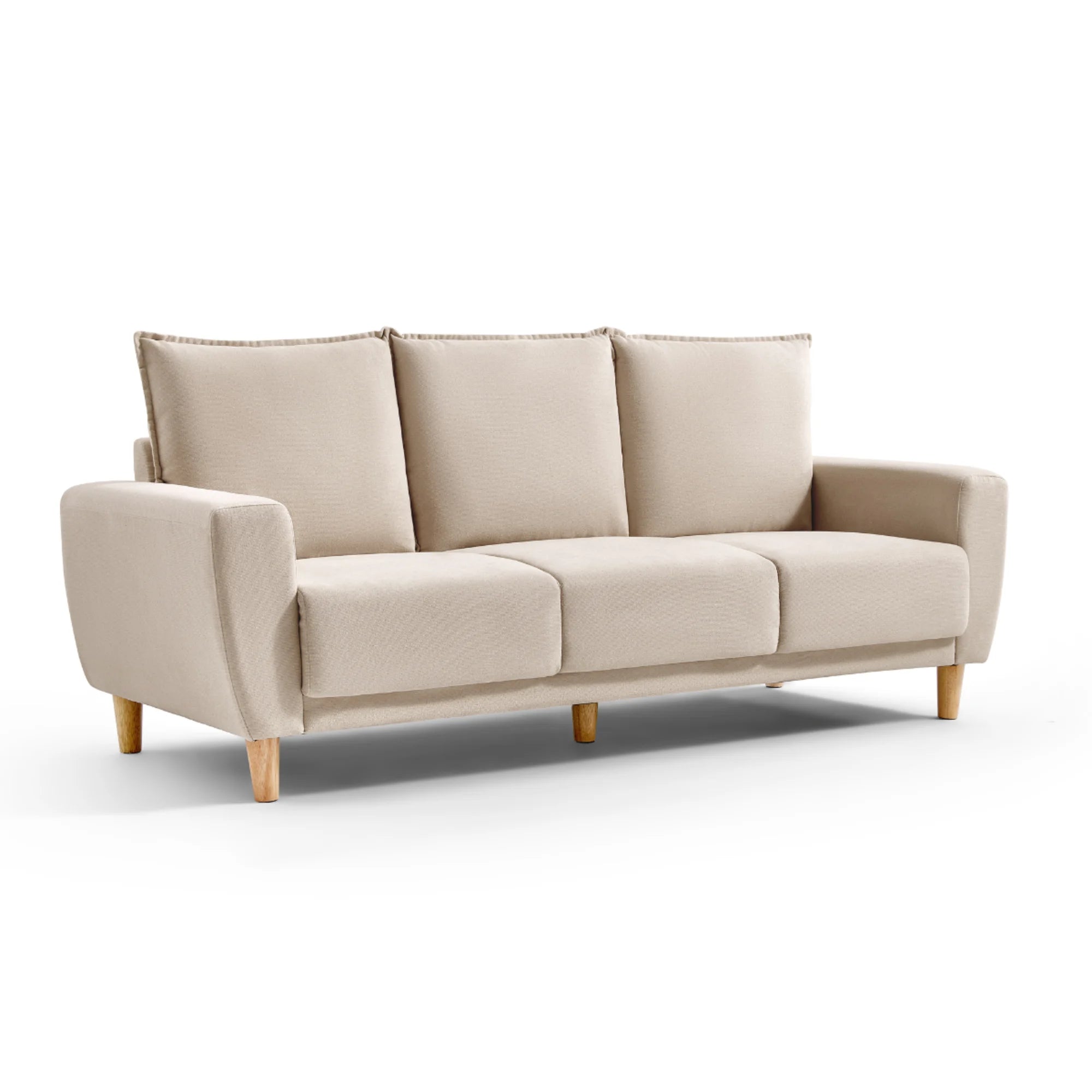 Linspire Essence 3-Seater Sofa, Beige