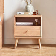 Linspire Aspire Bedside Table, Natural Wood