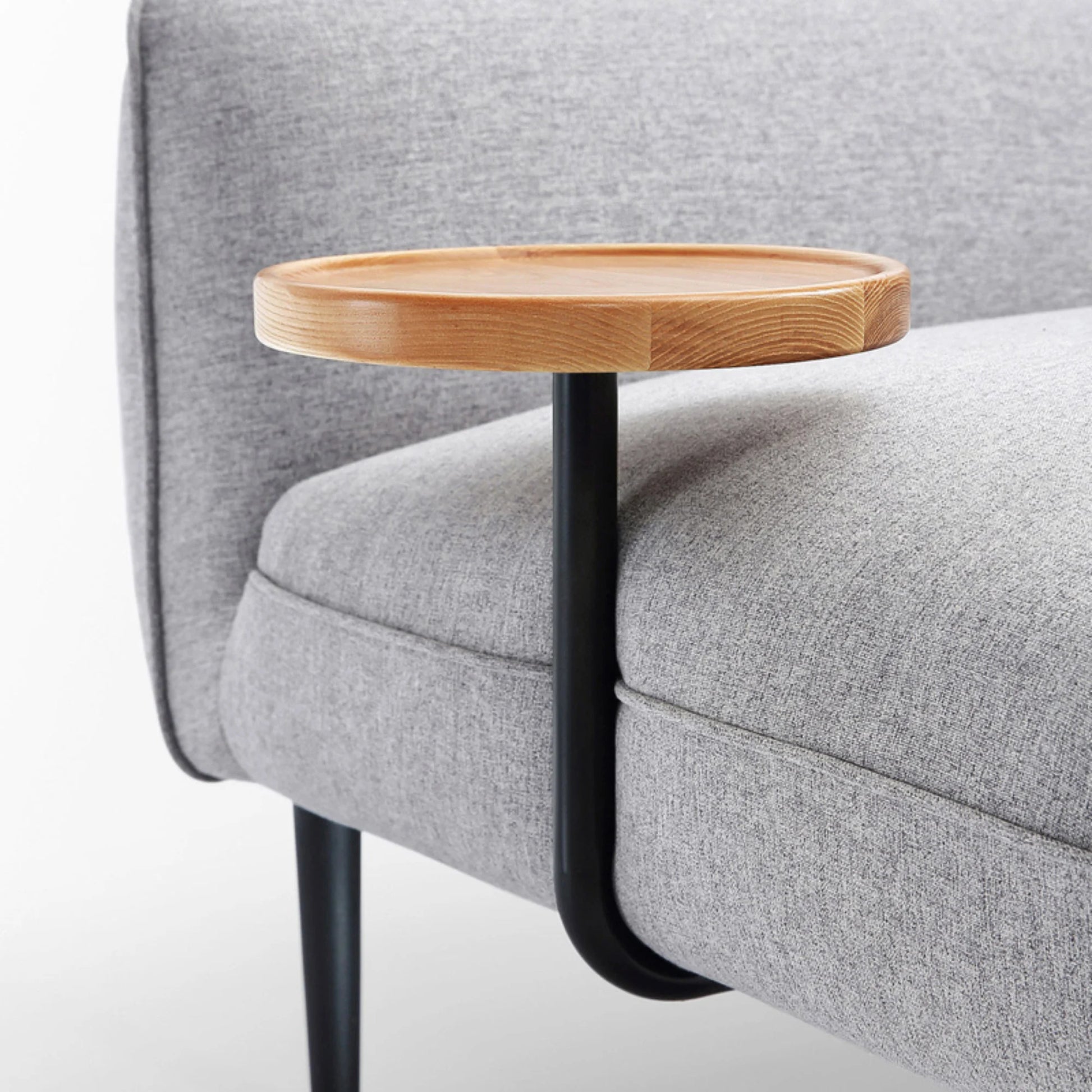 Linspire Flux 2-Seater Sofa with Sidetable, Left Armrest, Mist