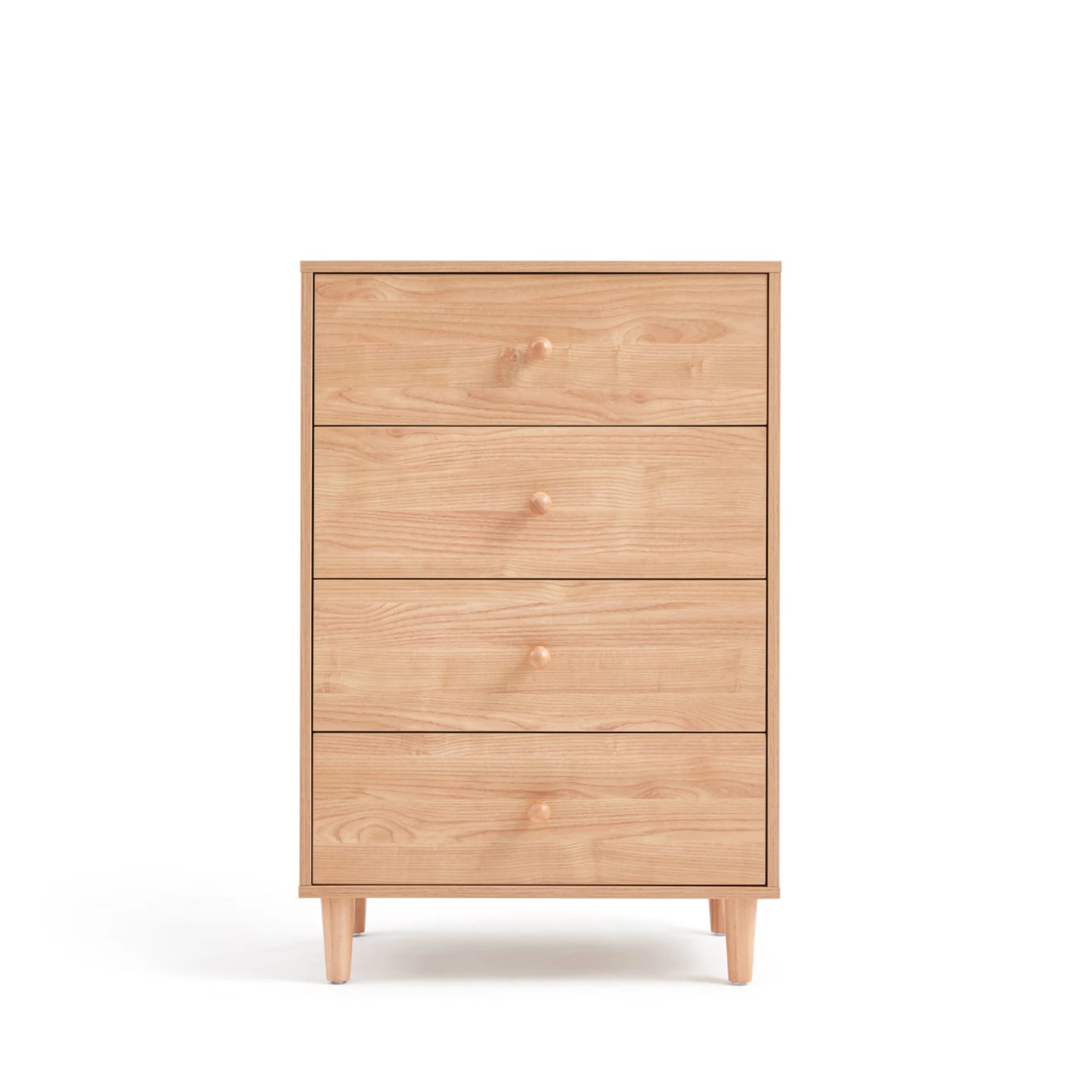 Linspire Fresko Chest of 4 Drawers, Natural Wood