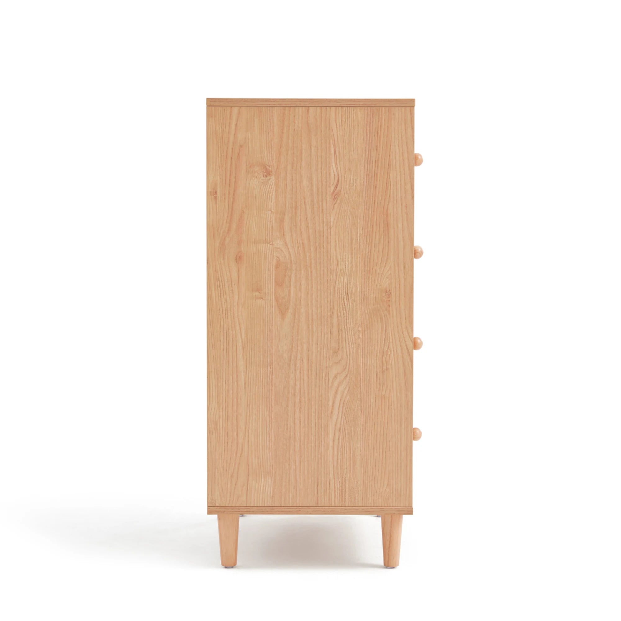 Linspire Fresko Chest of 4 Drawers, Natural Wood