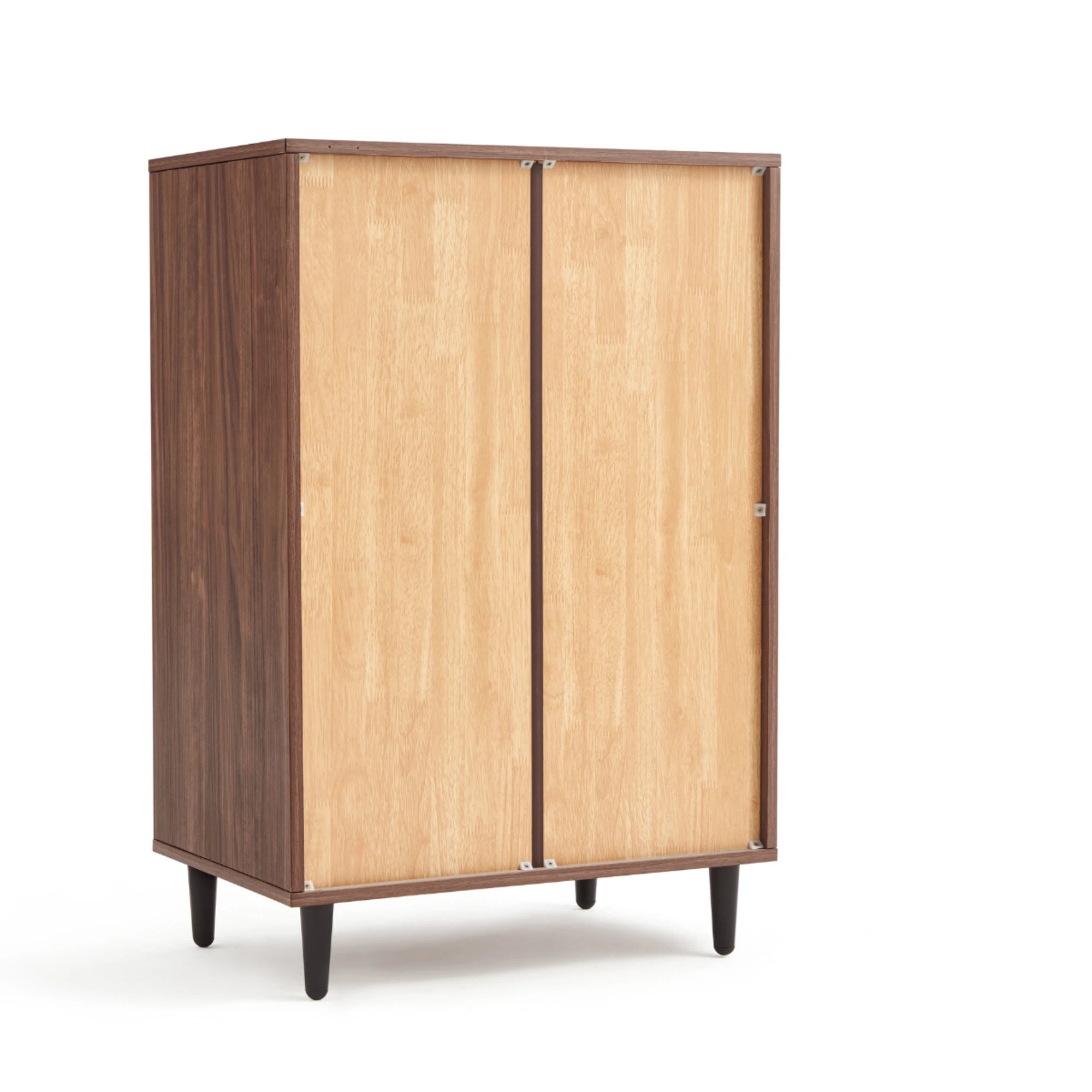 Linspire Fresko Chest of 4 Drawers, White & Dark Wood