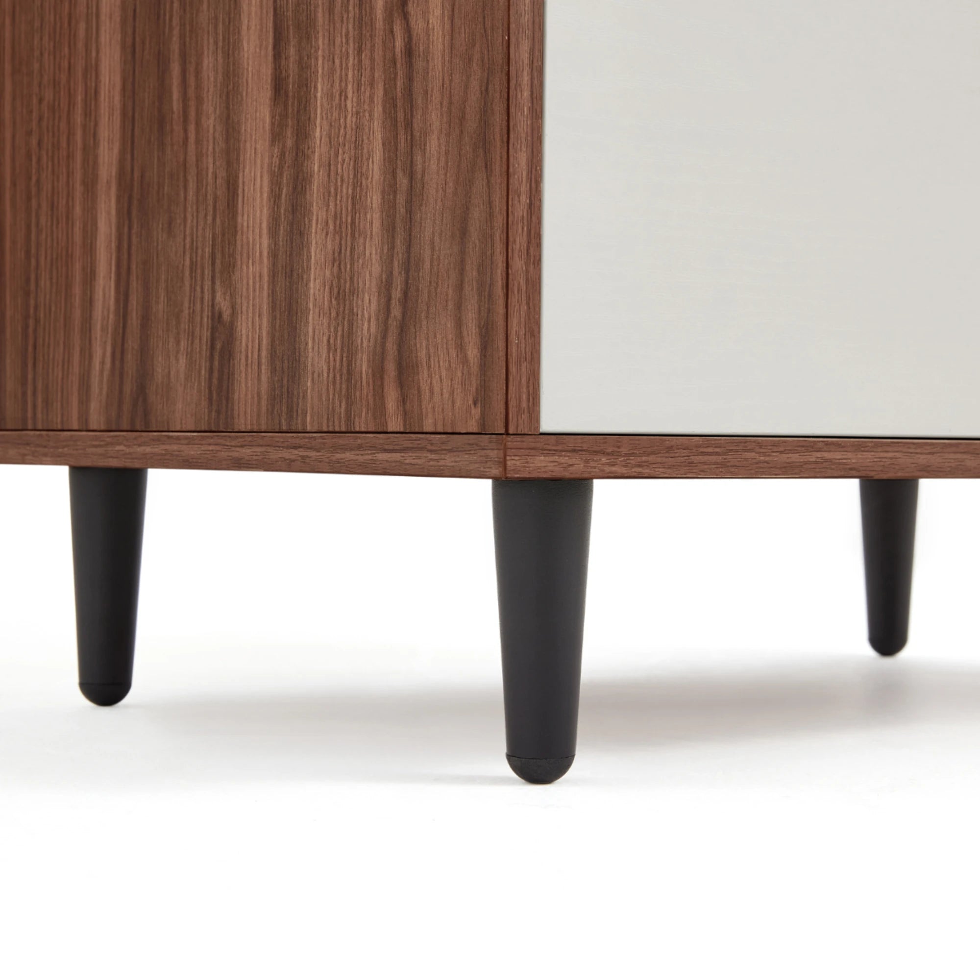 Linspire Fresko Chest of 4 Drawers, White & Dark Wood