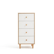 Linspire Fresko Chest of 4 Drawers, White, Narrow