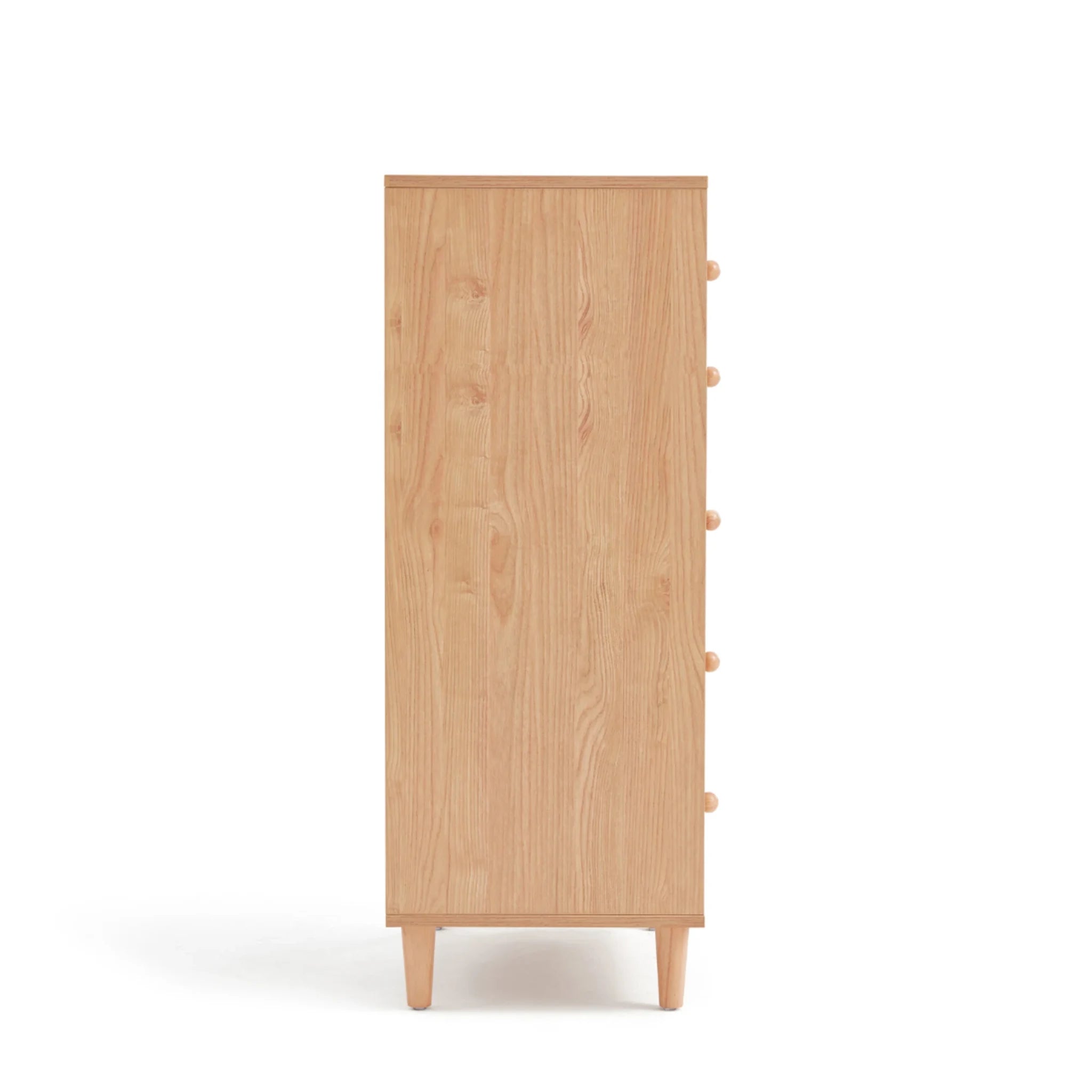 Linspire Fresko Chest of 5 Drawers, Natural Wood