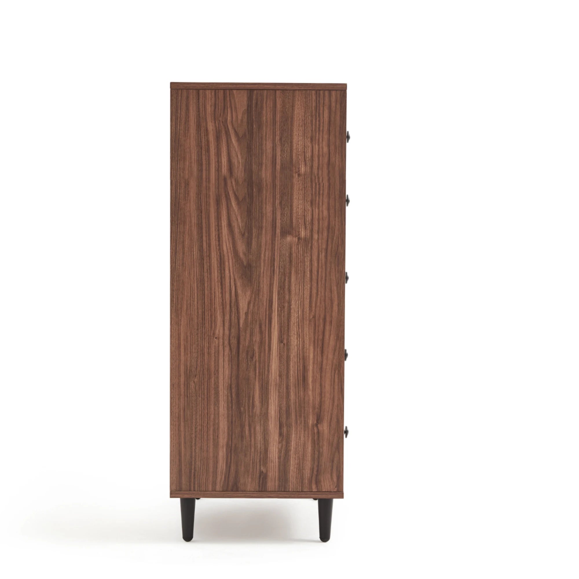 Linspire Fresko Chest of 5 Drawers, White & Dark Wood