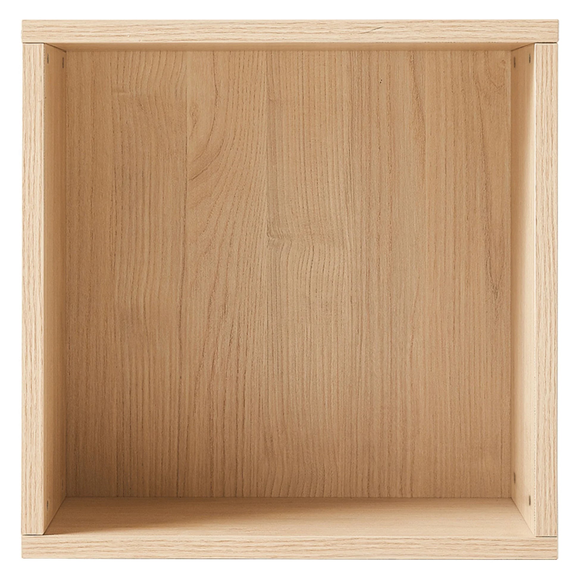 Linspire Geo Single Cube Storage , Natural Wood