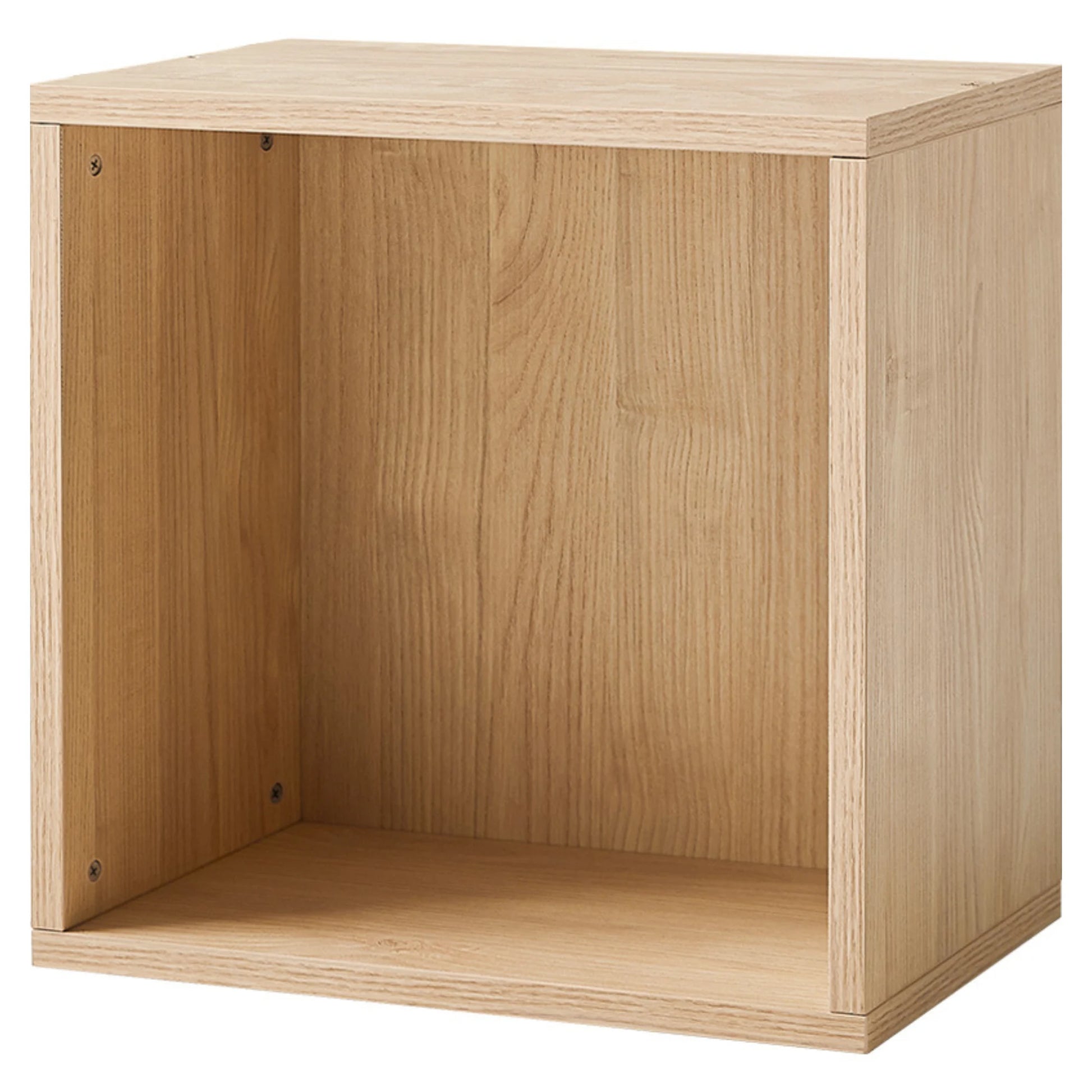 Linspire Geo Single Cube Storage , Natural Wood