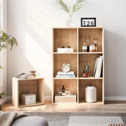 Linspire Geo 6 Cube Storage Unit, Natural Wood