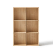 Linspire Geo 6 Cube Storage Unit, Natural Wood