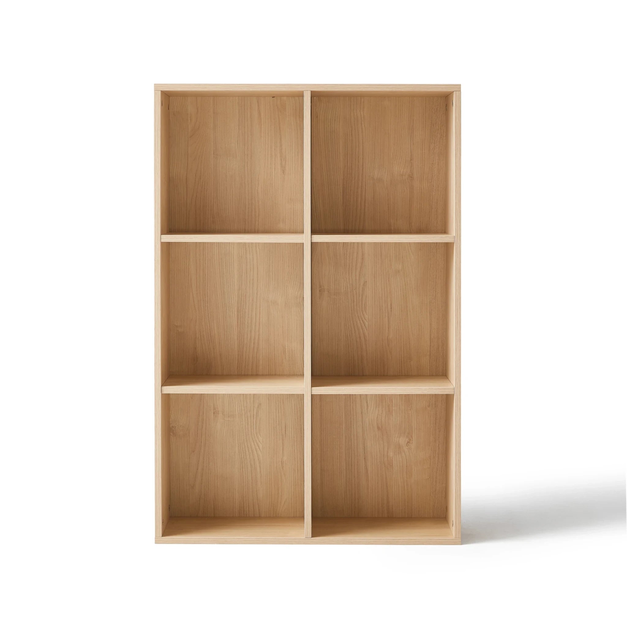 Linspire Geo 6 Cube Storage Unit, Natural Wood