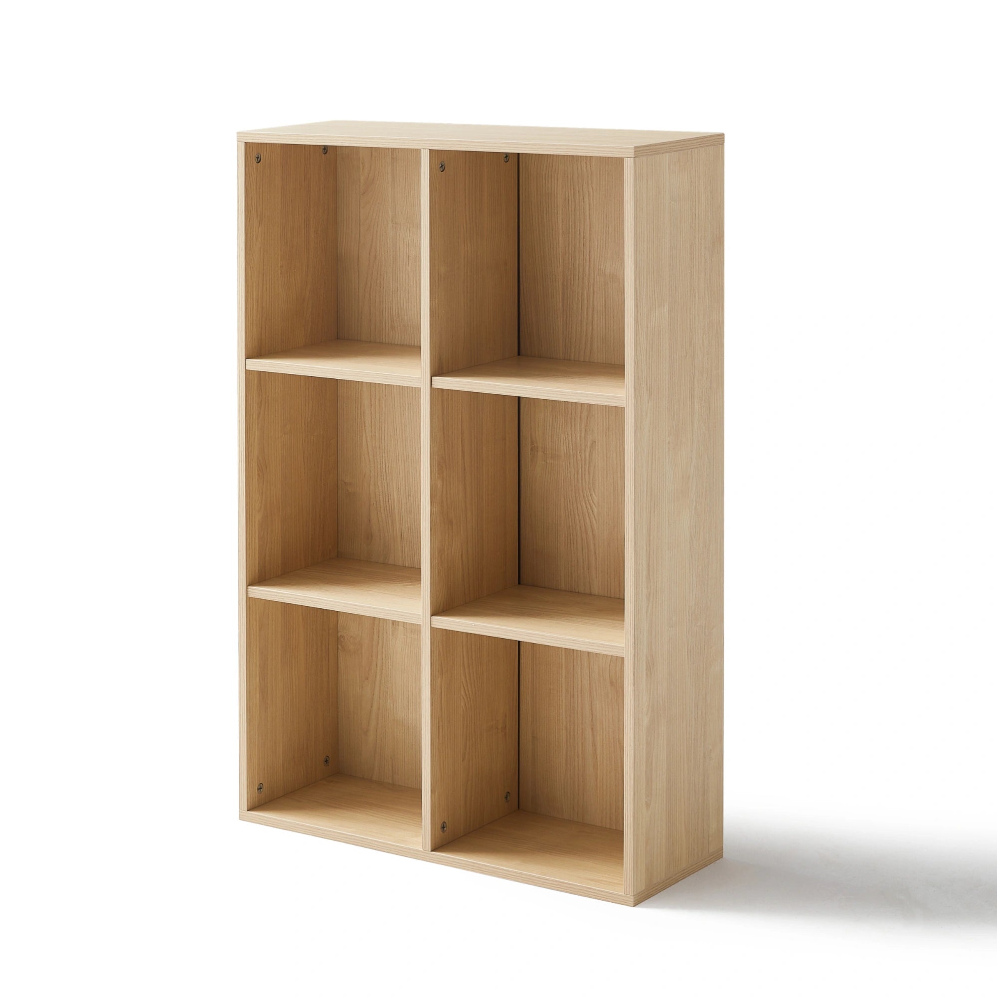 Linspire Geo 6 Cube Storage Unit, Natural Wood