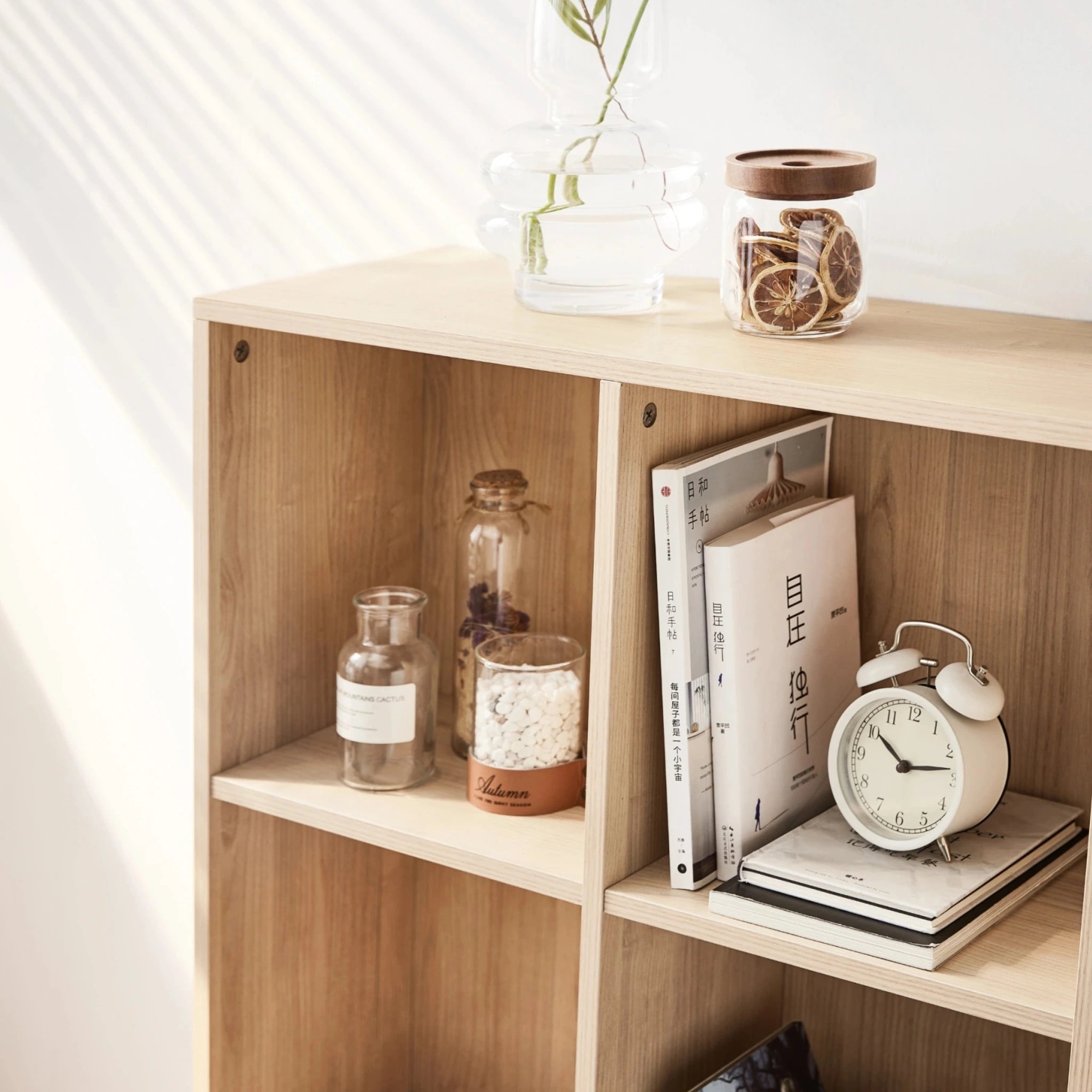 Linspire Geo 6 Cube Storage Unit, Natural Wood