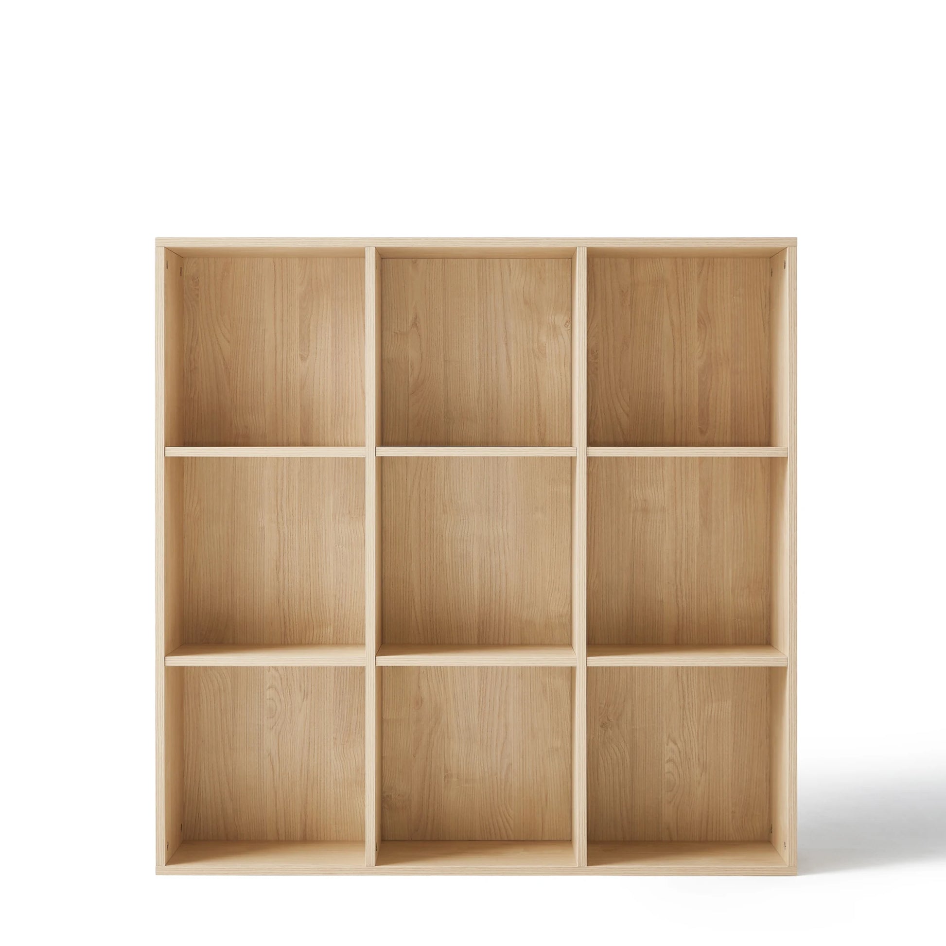 Linspire Geo 9 Cube Storage Unit, Natural Wood