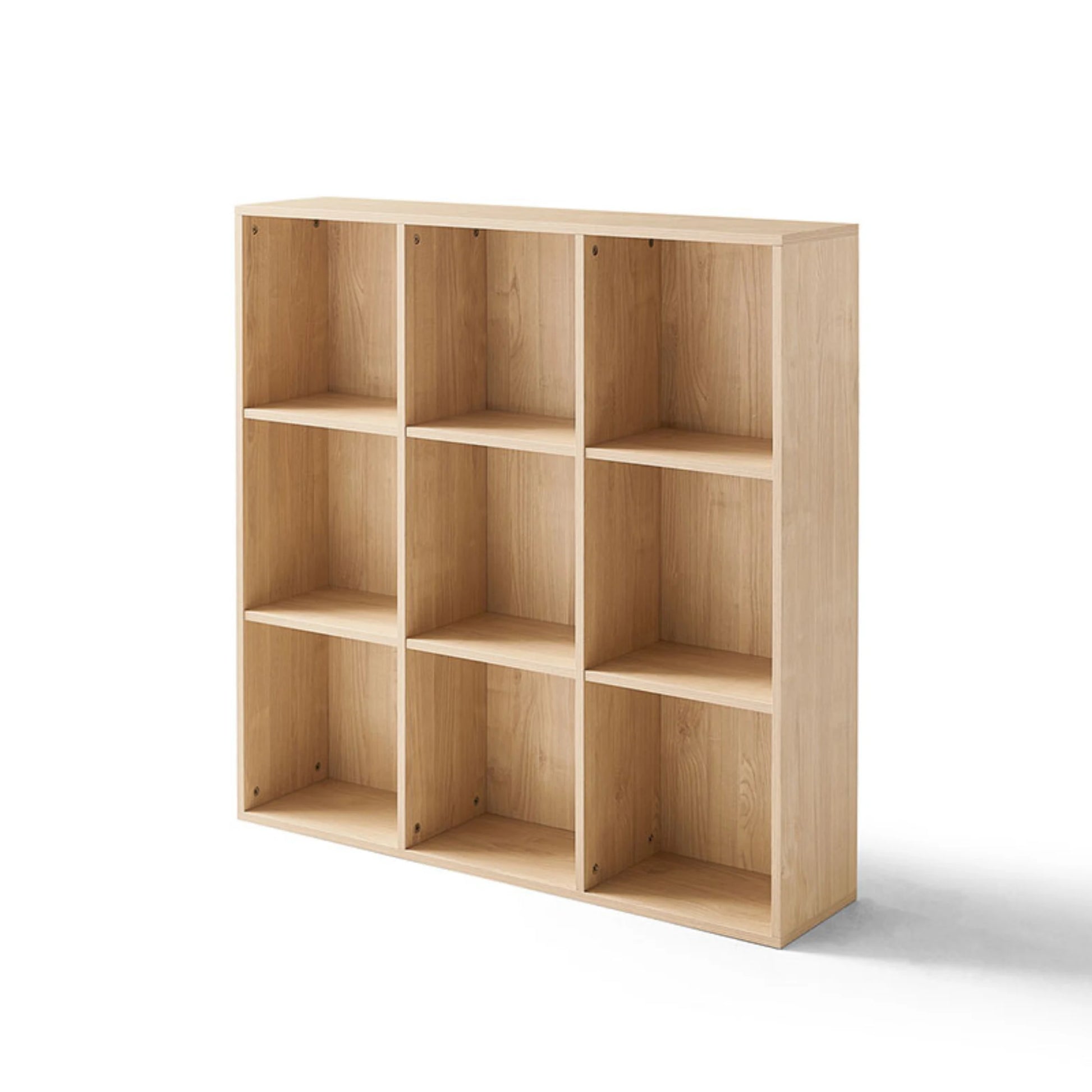 Linspire Geo 9 Cube Storage Unit, Natural Wood